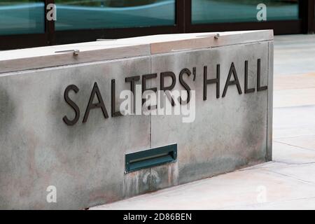 Londres, Royaume-Uni, 3 août 2019 :- le siège social de la Worshipful Company of Salters est situé à Salter's Hall, 4 London Wall place Banque D'Images