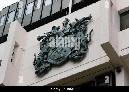 Londres, Royaume-Uni, 3 août 2019 :- le siège social de la Worshipful Company of Salters est situé à Salter's Hall, 4 London Wall place Banque D'Images