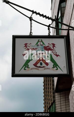 Londres, Royaume-Uni, 3 août 2019 :- le siège de la Worshipful Company of Ironmongers et du Shipwrights à Ironmongers' Hall, Shaftesbury place, Banque D'Images