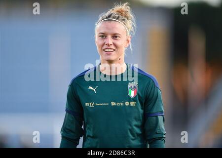 Empoli, Italie. 27 octobre 2020. Katja Schroffenegger (Italie) pendant les qualifications Euro 2022 - Italie femmes vs Danemark, équipe italienne de football à empoli, Italie, octobre 27 2020 crédit: Independent photo Agency/Alamy Live News Banque D'Images