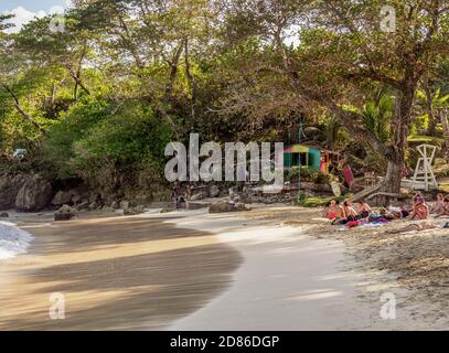 Boston Beach, Lynches Bay, Portland Parish, Jamaïque Banque D'Images