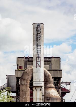 Appleton Estate Rum Factory, vue détaillée, Nassau Valley, paroisse de Saint Elizabeth, Jamaïque Banque D'Images