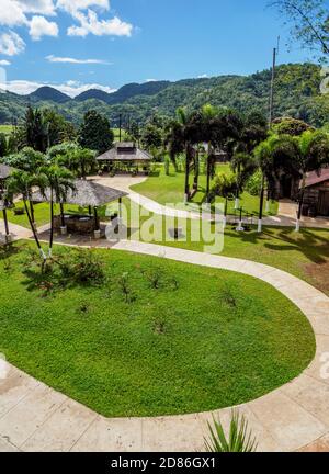 Appleton Estate Rum Factory, Nassau Valley, paroisse de Saint Elizabeth, Jamaïque Banque D'Images