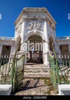Le Mémorial Rodney, place principale, ville espagnole, paroisse de Sainte Catherine, Jamaïque Banque D'Images
