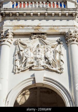 Le Mémorial de Rodney, vue détaillée, place principale, ville espagnole, paroisse de Sainte Catherine, Jamaïque Banque D'Images