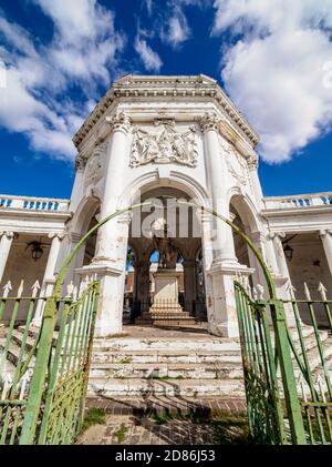Le Mémorial Rodney, place principale, ville espagnole, paroisse de Sainte Catherine, Jamaïque Banque D'Images