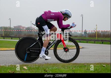 Arnaud Demare, Groupama-FDJ pendant Cernusco sul Naviglio - Milano, Giro d'Italia, cernusco sul naviglio, Italie, 25 Oct 2020 crédit: LM/Silvia Colombo Banque D'Images