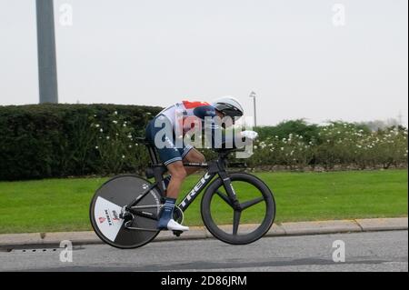 Vincenzo Nibali, Trek-Segafredo pendant Cernusco sul Naviglio - Milano, Giro d'Italia, cernusco sul naviglio, Italy, 25 Oct 2020 crédit: LM/Silvia Colo Banque D'Images