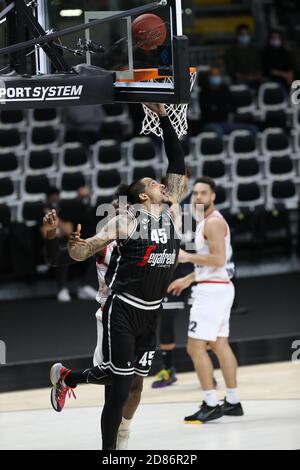 Bologne, Italie. 21 octobre 2020. 21/10/2020 - Julian Gamble de Virtus Segafredo Bologna pendant le match Eurocup Virtus Segafredo Bologna vs Monaco - photo Michele Nucci/LM crédit: Michele Nucci/LPS/ZUMA Wire/Alamy Live News Banque D'Images