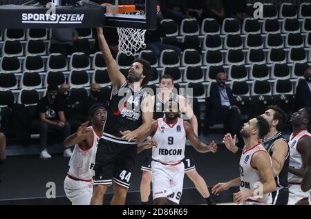 Bologne, Italie. 21 octobre 2020. 21/10/2020 - Milos Teodosic de Virtus Segafredo Bologna pendant le match Eurocup Virtus Segafredo Bologna vs comme Monaco - photo Michele Nucci /LM crédit: Michele Nucci/LPS/ZUMA Wire/Alamy Live News Banque D'Images