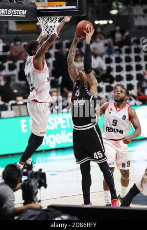 Bologne, Italie. 21 octobre 2020. 21/10/2020 - Julian Gamble de Virtus Segafredo Bologna pendant le match Eurocup Virtus Segafredo Bologna vs Monaco - photo Michele Nucci /LM crédit: Michele Nucci/LPS/ZUMA Wire/Alamy Live News Banque D'Images