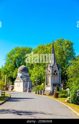 West Norwood Cemetery, Londres, UK Banque D'Images