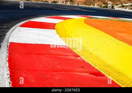 Trottoir, vibreur, piste d'illustration, piste, pendant la Formule 1 Heineken Grande Pr.mio de Portugal 2020, Grand Prix portugais, du 23 au 25 octobre C. Banque D'Images