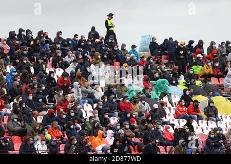 Spectateurs, fans, foule, foule, fans pendant la Formule 1 Heineken Grande Pr..mio de Portugal 2020, Grand Prix portugais, du 23 au 25 octobre 20 Banque D'Images