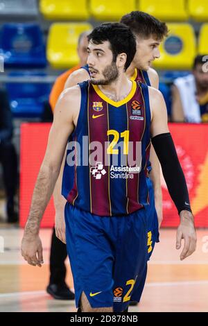 Alex Abrines du FC Barcelone lors du match de basketball EuroLeague de Turkish Airlines entre le FC Barcelone et le Real Madrid le 23 octobre 2020 au Pal C. Banque D'Images