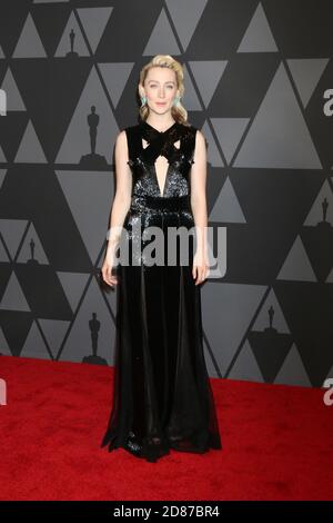 LOS ANGELES - 11 NOVEMBRE : Saoirse Ronan à l'AMPAS 9e Annual Governors Awards à la Dolby Ballroom le 11 novembre 2017 à Los Angeles, CA Banque D'Images