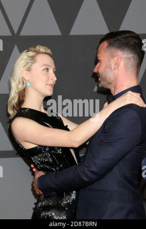 LOS ANGELES - 11 NOVEMBRE : Saoirse Ronan, invité au 9e Prix annuel des gouverneurs de l'AMPAS à la salle Dolby Ballroom le 11 novembre 2017 à Los Angeles, en Californie Banque D'Images