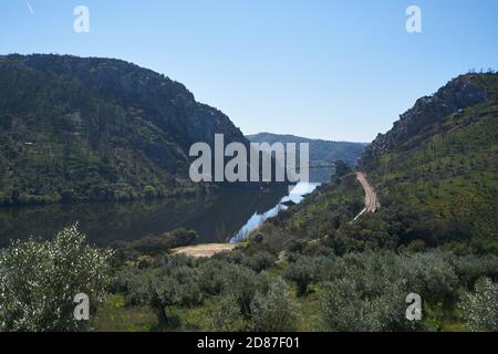 Portas de Rodao paysage nature à Vila Velha de Rodao, au Portugal Banque D'Images