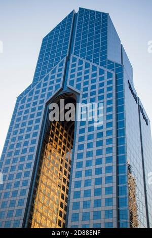 L'un des sites les plus connus de Dubaï, l'hôtel Dusit Thani. À l'extérieur Banque D'Images