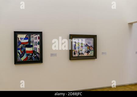 Photo éditoriale du musée d'art moderne Pompidou de paris, prise en 25 12 2018 Banque D'Images