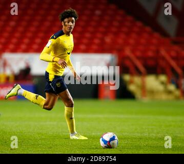 WOOLWICH, Royaume-Uni, OCTOBRE 27 : Sean Clare d'Oxford United lors de Sky Bet League One entre Charlton Athletic et Oxford United à The Valley, Banque D'Images