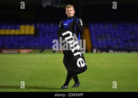 Southend, Royaume-Uni. 27 octobre 2020. SOUTHEND ON SEA, 27 OCTOBRE. Danny Rowe d'Oldham Athletic avant le match Sky Bet League 2 entre Southend United et Oldham Athletic à Roots Hall, Southend, le mardi 27 octobre 2020. (Credit: Eddie Garvey | MI News) Credit: MI News & Sport /Alay Live News Banque D'Images