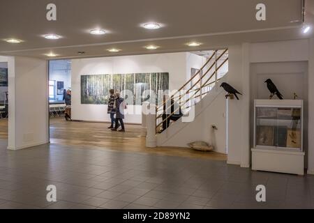 Sandgrund est un ancien restaurant de danse qui a été respécialisé dans un musée d'art présentant l'art du célèbre peintre suédois Lars Lerin. Banque D'Images