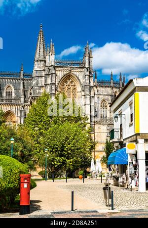 Monastère de Batalha au Portugal Banque D'Images