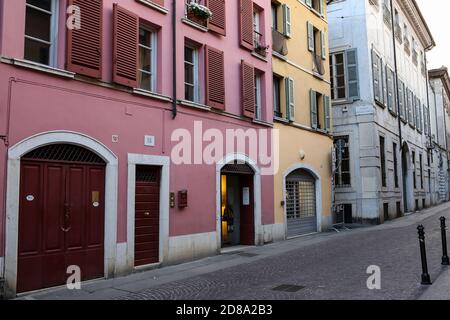 Brescia, Italie - 26 juillet 2019 : rue de Brescia, Lombardie, Italie Banque D'Images