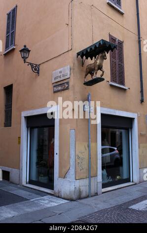 Brescia, Italie - 26 juillet 2019 : rue de Brescia, Lombardie, Italie Banque D'Images