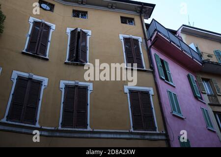 Brescia, Italie - 26 juillet 2019 : rue de Brescia, Lombardie, Italie Banque D'Images