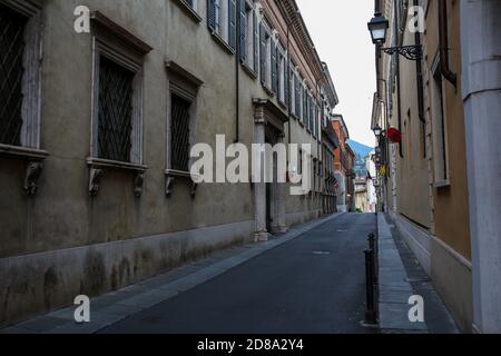 Brescia, Italie - 26 juillet 2019 : rue de Brescia, Lombardie, Italie Banque D'Images