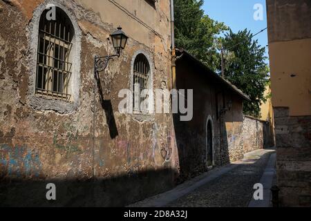 Brescia, Italie - 26 juillet 2019 : rue de Brescia, Lombardie, Italie Banque D'Images