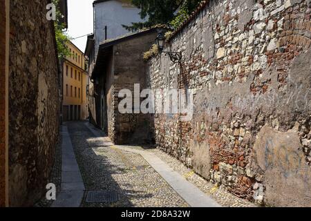 Brescia, Italie - 26 juillet 2019 : rue de Brescia, Lombardie, Italie Banque D'Images