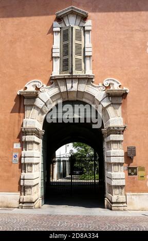 Brescia, Italie - 26 juillet 2019 : rue de Brescia, Lombardie, Italie Banque D'Images