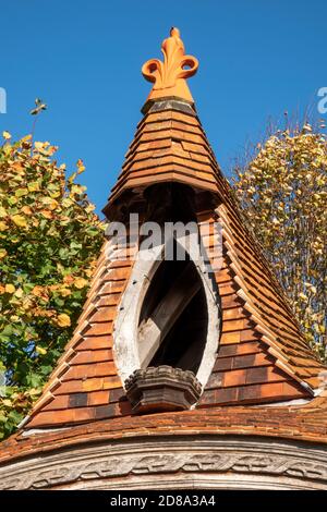 Le Lychgate à l'église de Sainte Marie et Saint Pierre, Kelsale. Suffolk, Angleterre Banque D'Images