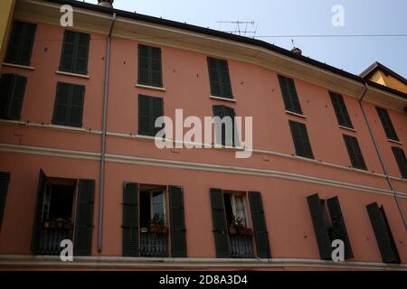 Brescia, Italie - 26 juillet 2019 : rue de Brescia, Lombardie, Italie Banque D'Images