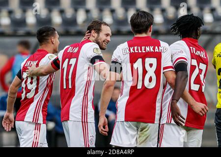 Daley Blind of Ajax célébrant le but pendant le championnat des pays-Bas Eredivisie match de football entre VVV Venlo et Ajax le 24 octobre 2020 à C Banque D'Images