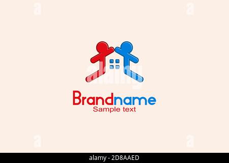 Concept de logo Home Care Illustration de Vecteur