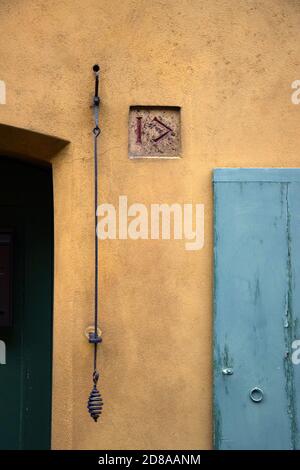 Le Fuggerei à Augsbourg, Bavière, Allemagne Banque D'Images