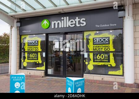 Woodfields Retail Park, Bury. Banque D'Images