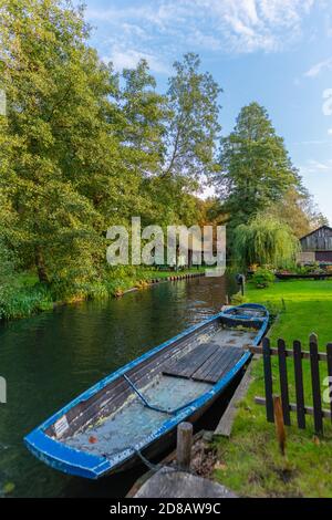 Communauté de Lehde, Spree Forrest Oberstreewald, Brandebourg, Allemagne de l'est, Europe Banque D'Images