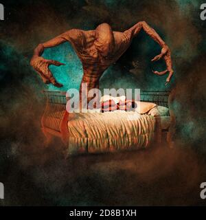 Nightmare, CGI chiffres aucun MR requis Banque D'Images