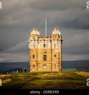 La cage, ancien pavillon de chasse pour le domaine de Lyme Park, Stockport, Cheshire, Banque D'Images