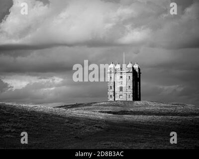 La cage, ancien pavillon de chasse pour le domaine de Lyme Park, Stockport, Cheshire, Banque D'Images