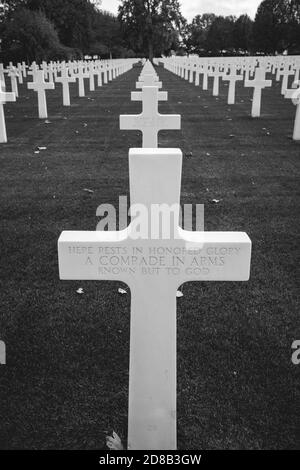 Cimetière militaire américain de Magraten, Limbourg pays-Bas, 22 octobre 2020 Banque D'Images