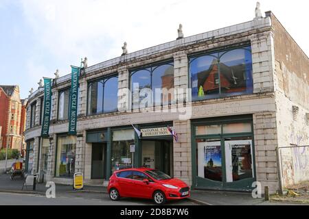 National cycle Museum (ancien Tom Norton automobile Palace), Temple Street, Llandrindod Wells, Radnorshire, Powys, pays de Galles, Grande-Bretagne, Royaume-Uni, Europe Banque D'Images