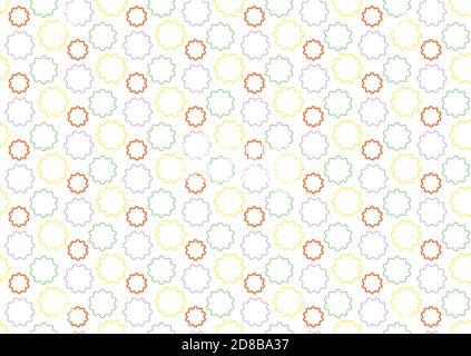 motif géométrique abstrait sans couture aux couleurs vives Illustration de Vecteur