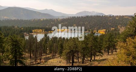 Automne 2020 le long de Marshall Pass, Colorado Banque D'Images