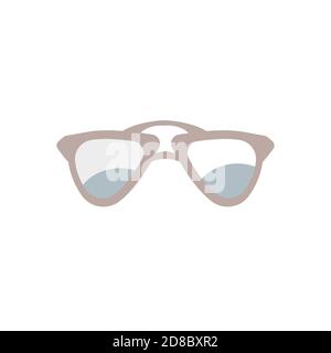 Lunettes de soleil Icon Clipart Vector Design isolé Illustration de Vecteur